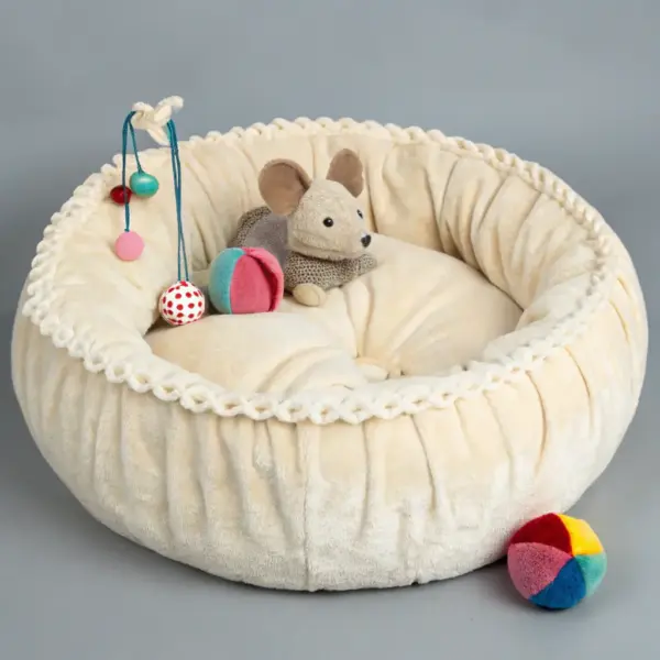 Luxury Plush Cat Bed